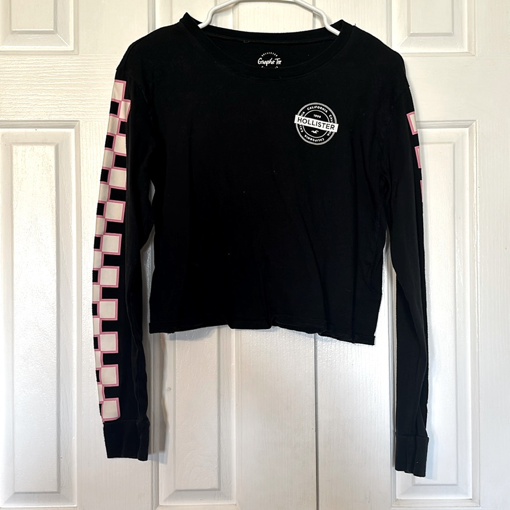 Hollister Long sleeve crop top
